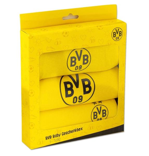 Borussia Dortmund - Baby Geschenkbox 3-tlg.
